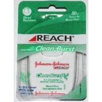 Reach Listerine Cleanburst Dental Floss Spearmint 50m - Reach - Brands ...